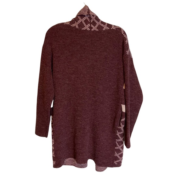 Wrangler Retro Southwestern Bohemian Open Longline Cardigan Size Small - Picture 2 of 4